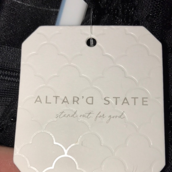 Altar’d State XS Elegant Black Sequin Dress - Picture 10 of 10